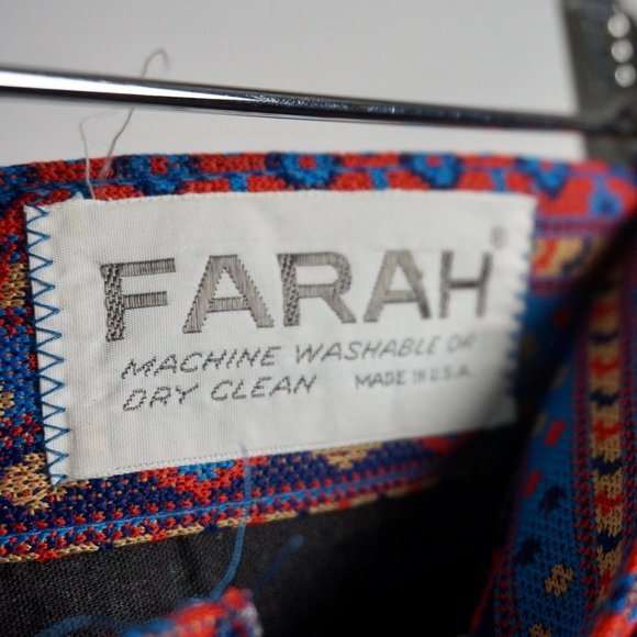 FARAH Multicoloured Print Pants - Picture 5 of 9